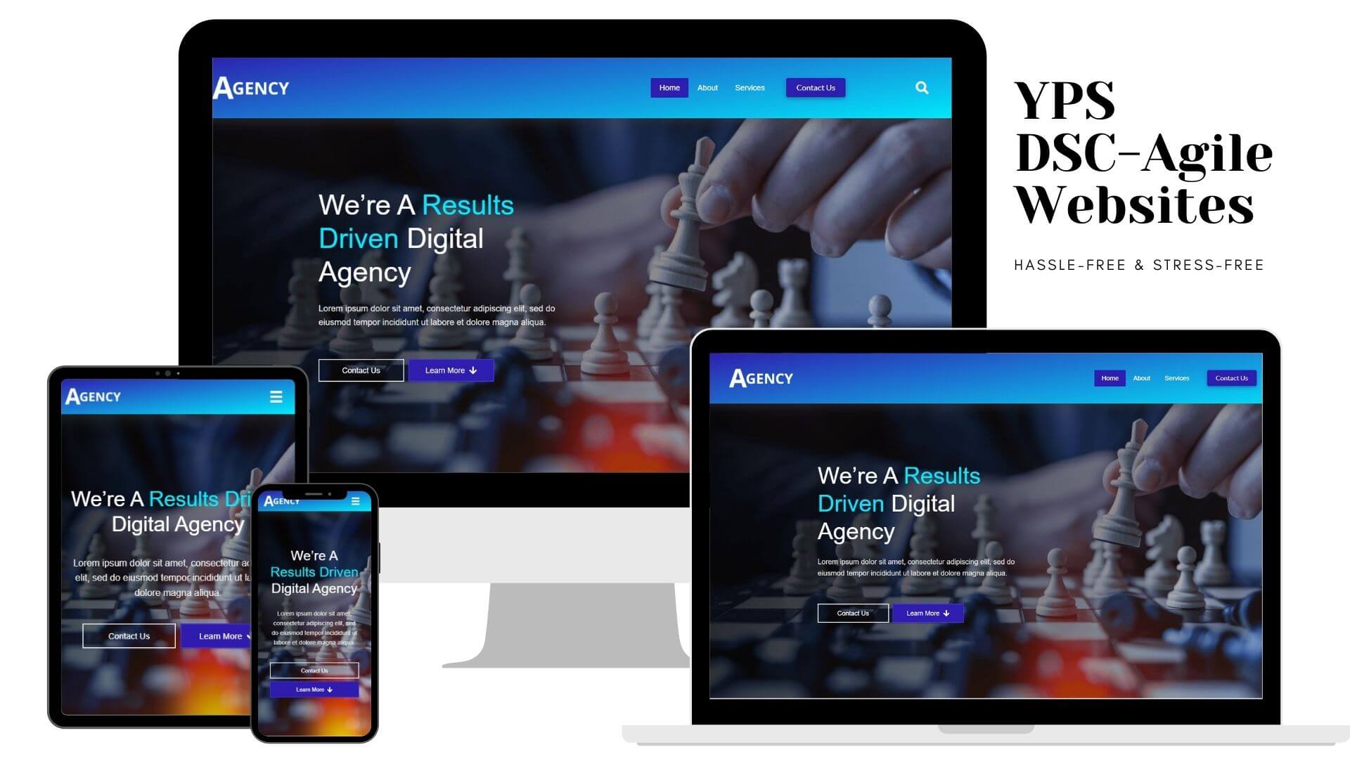 YPS DSC-Agile Websites - Package - White